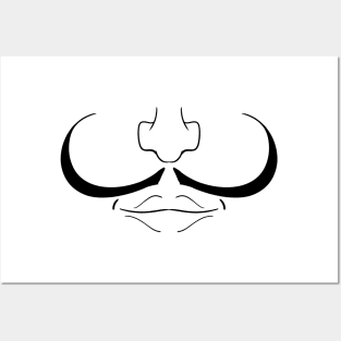 Salvador Dali Mustache - Face Mask Posters and Art